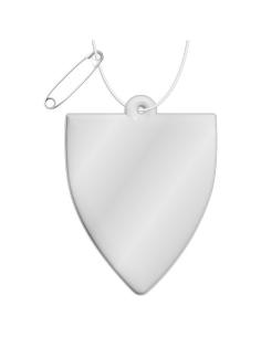 Colgante de PVC reflectante en forma de placa H-12 N10401RP1