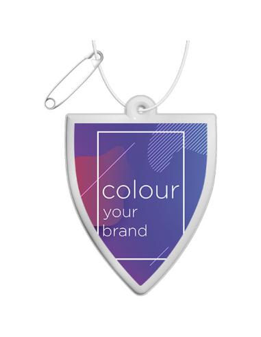 Colgante de PVC reflectante en forma de placa H-12 N10401RP1