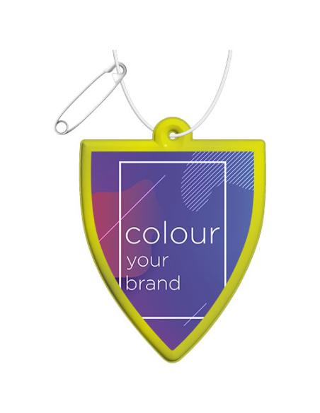 Colgante de PVC reflectante en forma de placa H-12 N31401RP1