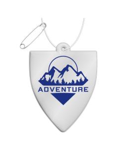 Colgante de TPU reflectante en forma de placa H-12 N10501RP1 2