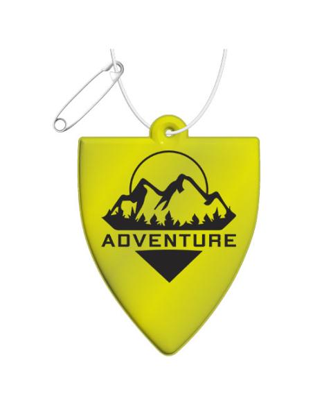 Colgante de TPU reflectante en forma de placa H-12 N31501RP1