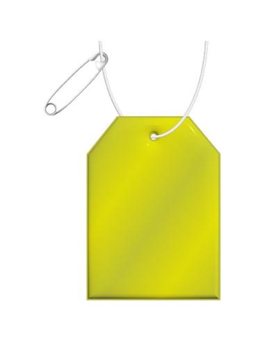 Colgante de PVC reflectante en forma de etiqueta H-12 N31601RP1