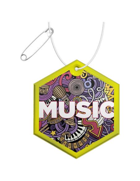 Colgante de PVC reflectante hexagonal H-12 N31011RP1