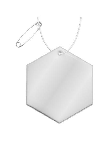 Colgante de TPU reflectante hexagonal H-12 N10111RP1