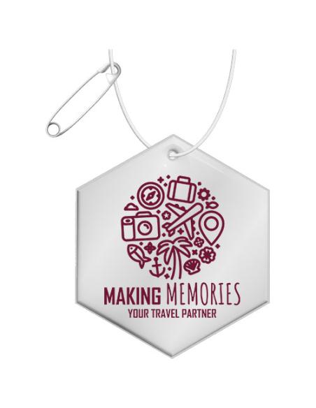 Colgante de TPU reflectante hexagonal H-12 N10111RP1