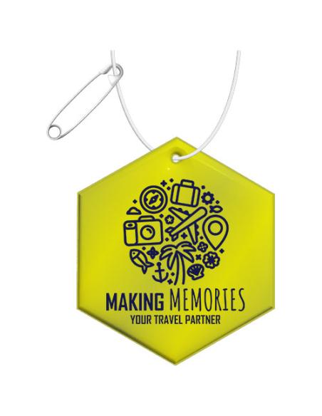 Colgante de TPU reflectante hexagonal H-12 N31111RP1