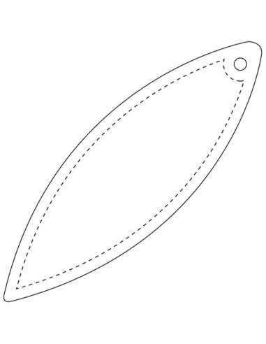 Colgante de PVC reflectante en forma de elipse H-12 N31211RP1