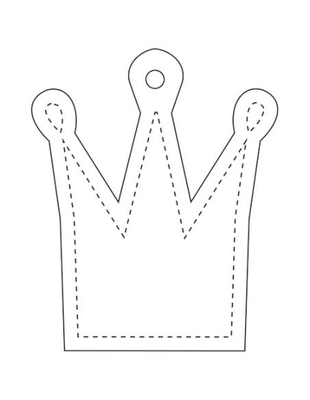 Colgante de TPU reflectante en forma de corona H-12 N10711RP1
