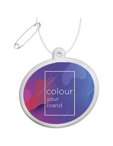 Colgante de PVC reflectante ovalado H-09 N10680RP1