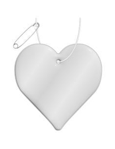 Colgante de PVC reflectante en forma de corazón H-09 N10090RP1