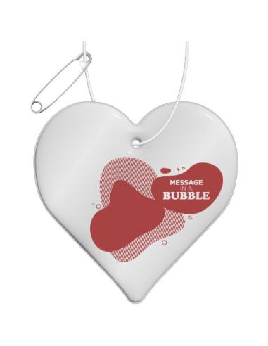 Colgante de TPU reflectante en forma de corazón H-09 N10190RP1