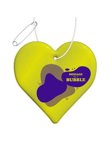 Colgante de TPU reflectante en forma de corazón H-09 N31190RP1