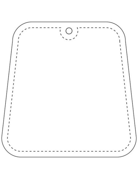 Colgante de TPU reflectante en forma de trapecio H-09 N10390RP1