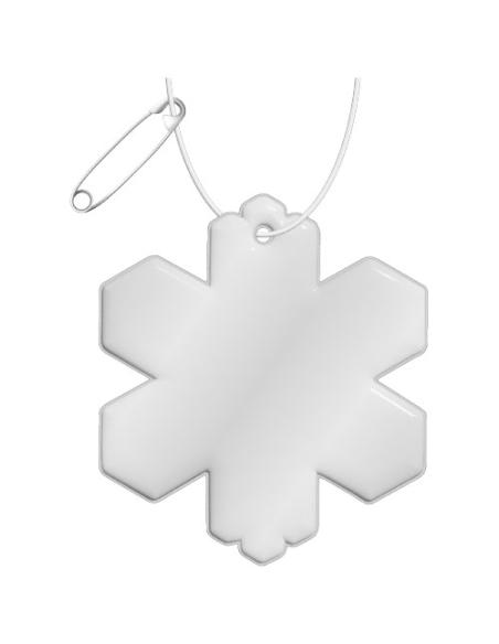 Colgante de PVC reflectante en forma de copo de nieve H-10 N10890RP1