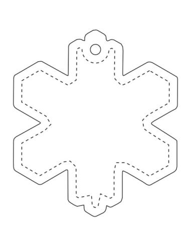 Colgante de PVC reflectante en forma de copo de nieve H-10 N10890RP1