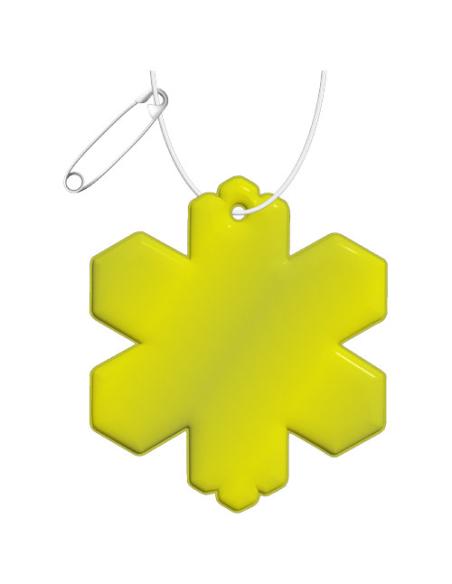 Colgante de TPU reflectante en forma de copo de nieve H-10 N31990RP1