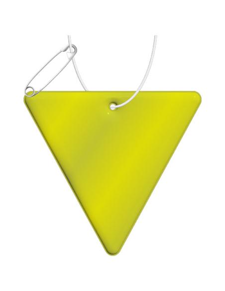 Colgante de PVC reflectante en forma de triángulo invertido N31411RP1