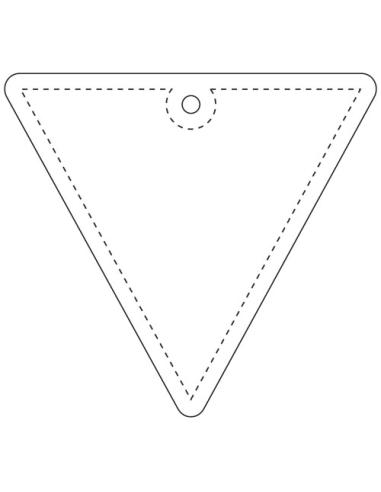 Colgante de PVC reflectante en forma de triángulo invertido N31411RP1