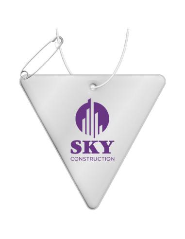 Colgante de TPU reflectante en forma de triángulo invertido H-12 N10511RP1