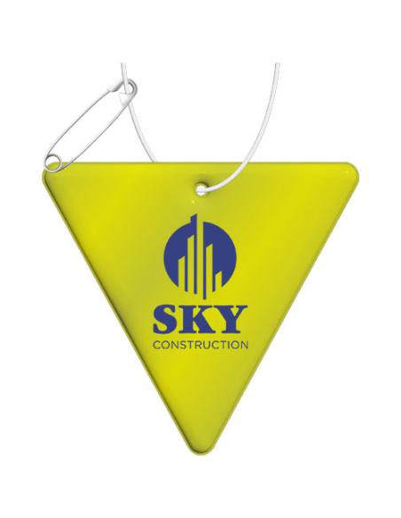 Colgante de TPU reflectante en forma de triángulo invertido H-12 N31511RP1