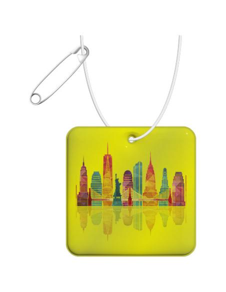 Colgante de PVC reflectante cuadrado H-20 N31421RP1