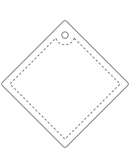 Colgante de PVC reflectante en forma de diamante grande H-20 N10621RP1