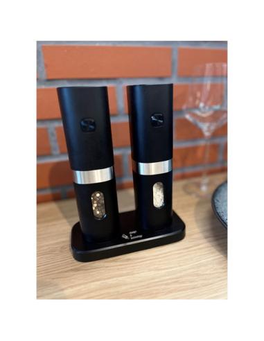 Set de molinillo eléctrico de sal y pimienta N09031XP1