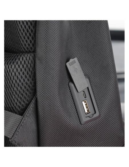 Mochila urbana y para negocios en PET reciclado N09051XP1