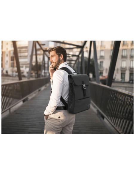 Mochila urbana y para negocios en PET reciclado N09051XP1