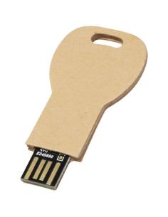 Memoria USB 2.0 de papel reciclado con forma de llave ND60005Z1