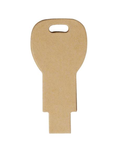 Memoria USB 2.0 de papel reciclado con forma de llave ND60005Z1