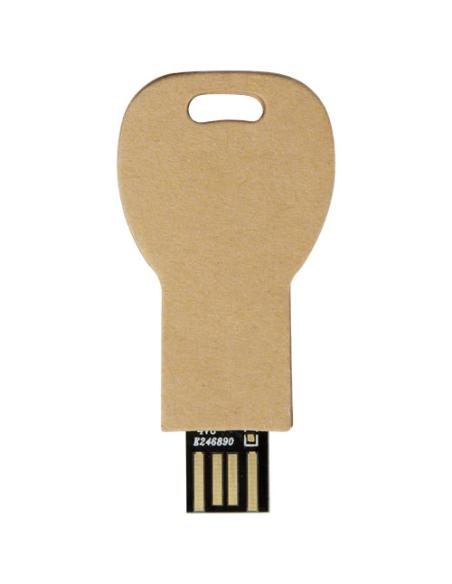 Memoria USB 2.0 de papel reciclado con forma de llave NF60005Z1