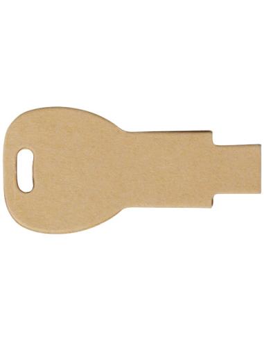 Memoria USB 2.0 de papel reciclado con forma de llave NF60005Z1