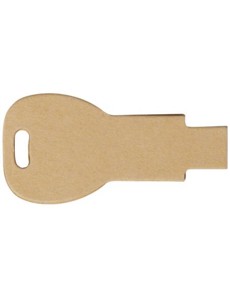 Memoria USB 2.0 de papel reciclado con forma de llave NF60005Z1