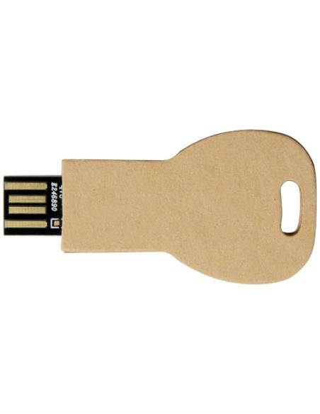 Memoria USB 2.0 de papel reciclado con forma de llave NF60005Z1