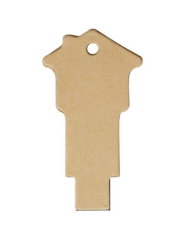 Memoria USB 2.0 de papel reciclado en forma de casa ND60105Z1