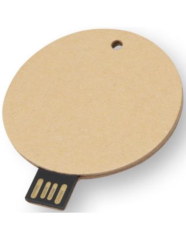 Memoria USB 2.0 de papel reciclado redonda NF60205Z1