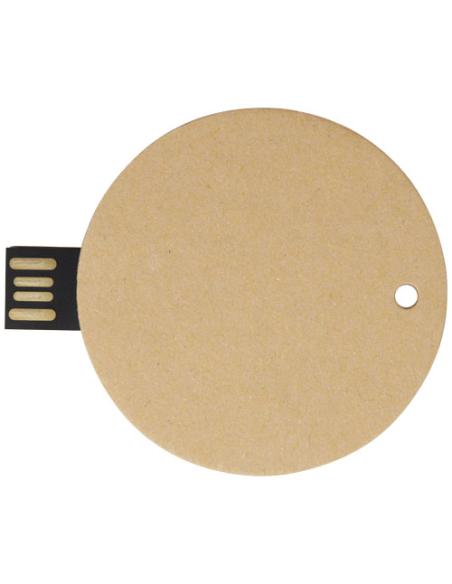 Memoria USB 2.0 de papel reciclado redonda NF60205Z1