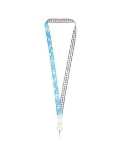 Isla lanyard de 1 metro en PET reciclado con sublimación con cierre de seguridad N00260LP1