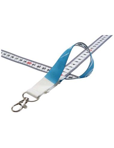 Isla lanyard de 1 metro en PET reciclado con sublimación con cierre de seguridad N00260LP1