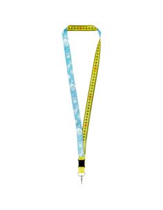 Isla lanyard de 1 metro en PET reciclado con sublimación con cierre de seguridad N00260LP1