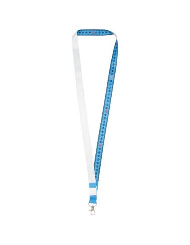 Isla lanyard de 1 metro en PET reciclado con sublimación con cierre de seguridad N05260LP1