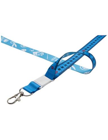 Isla lanyard de 1 metro en PET reciclado con sublimación con cierre de seguridad N05260LP1