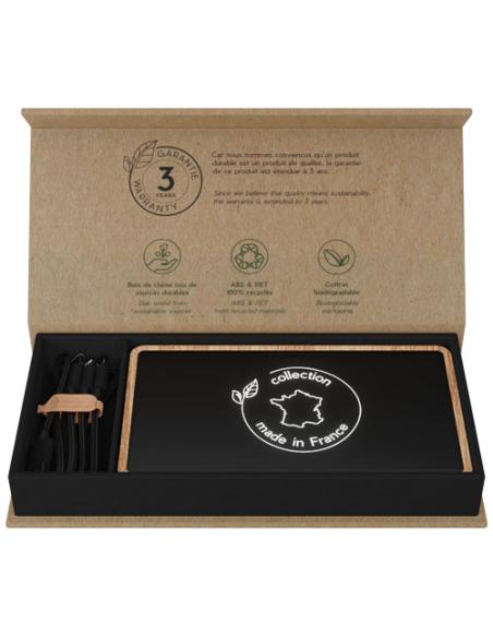 Batería externa inalámbrica de madera de 5000 mAh N07521XP1