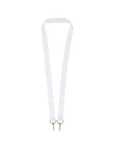 Leia lanyard de RPET en sublimación con 2 mosquetones NC1011LP1