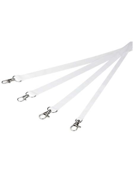 Leia lanyard de RPET en sublimación con 2 mosquetones NC1011LP1