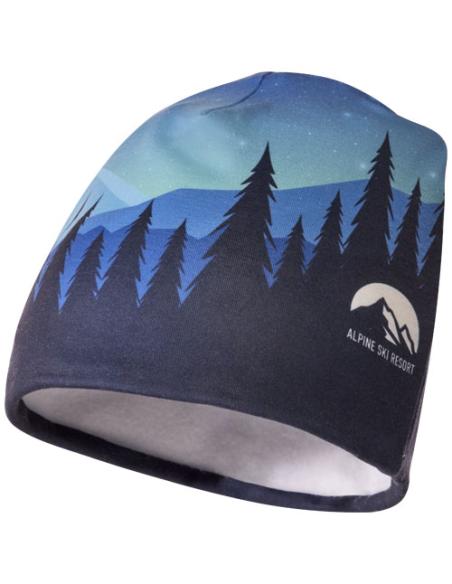 Gorro de RPET en sublimación y una capa de polar N11061LP1