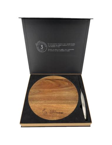 Set de tabla de cortar de madera y cuchillo N60721XP1