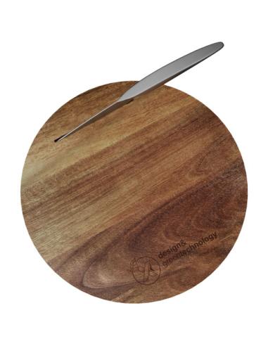 Set de tabla de cortar de madera y cuchillo N60721XP1