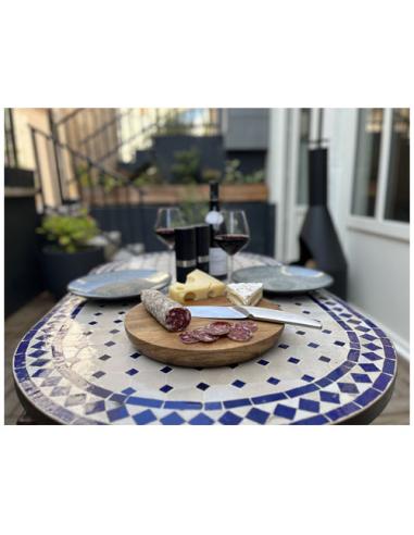 Set de tabla de cortar de madera y cuchillo N60721XP1